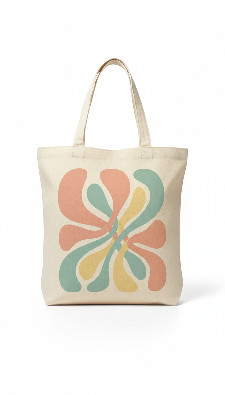 Empowering Slogan Canvas Tote Bag